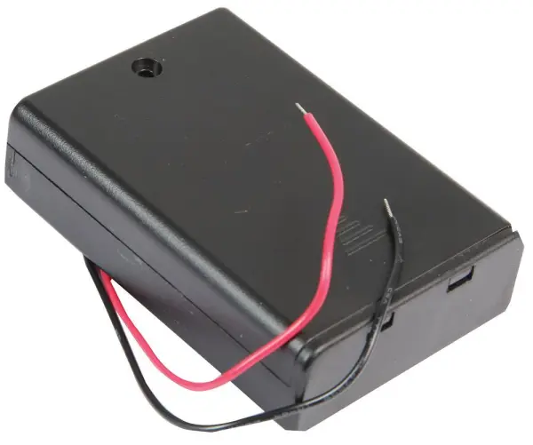 Multicomp Pro Enclosed 3x AA Battery Holder with Wire Leads