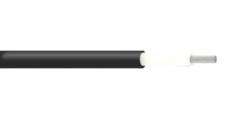 PRO POWER Photovoltaic Solar Cable PV1-F Black 6mm² 100m