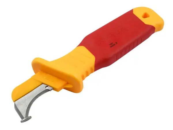 Faithfull VDE Stripping Knife with Guiding Shoe 190mm