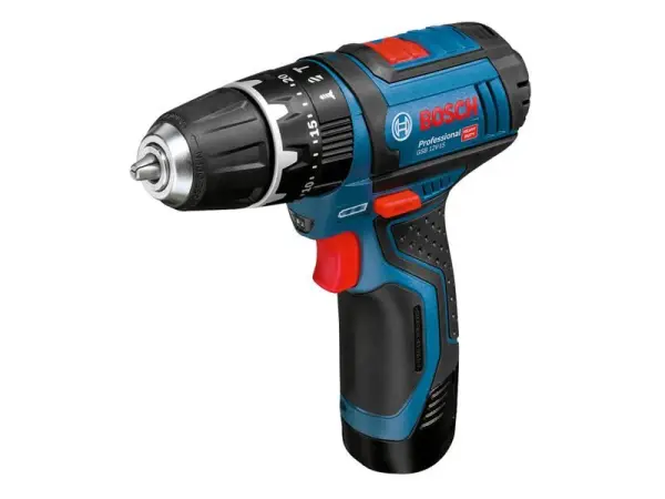 Bosch GSB 12V-15 Professional Akku-Bohrschrauber 12V, 2x2,0Ah Li-ion