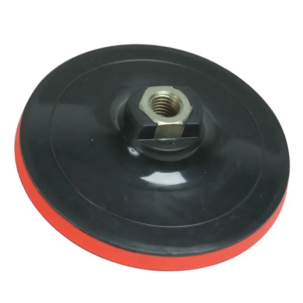 Silverline Disco Supporto in Pile 125 x 10mm per Smerigliatrici