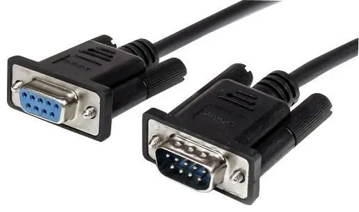 STARTECH - Kabel Siri RS232 Lelaki ke Perempuan D 9 Way 0.5m