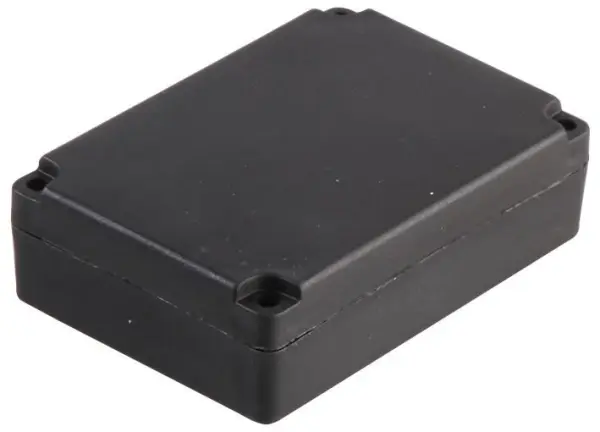 Black PS Enclosure with Cover 72x50x21mm