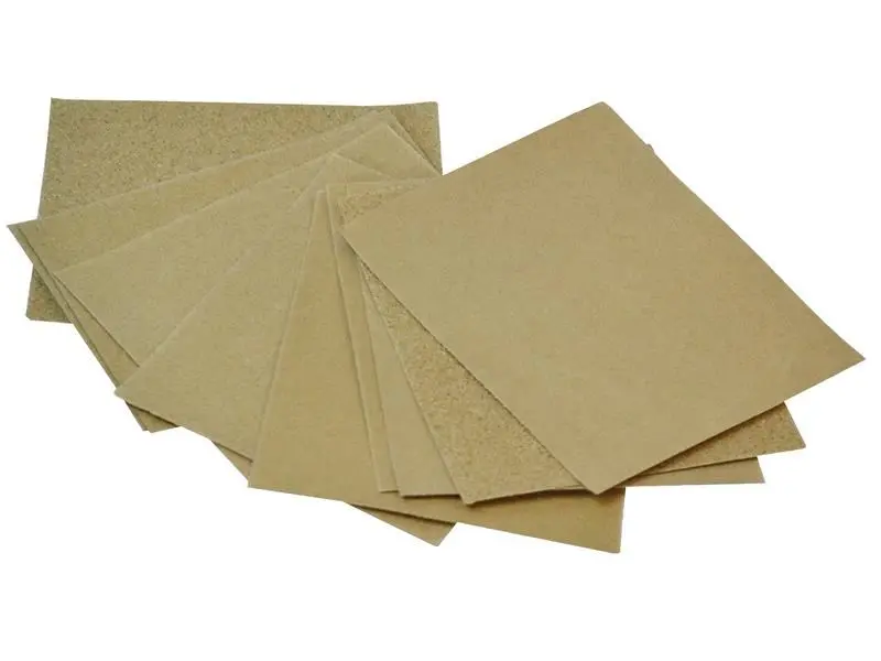 Faithfull Cork Block Sanding Sheets - Assorted Grits (Pack of 10)