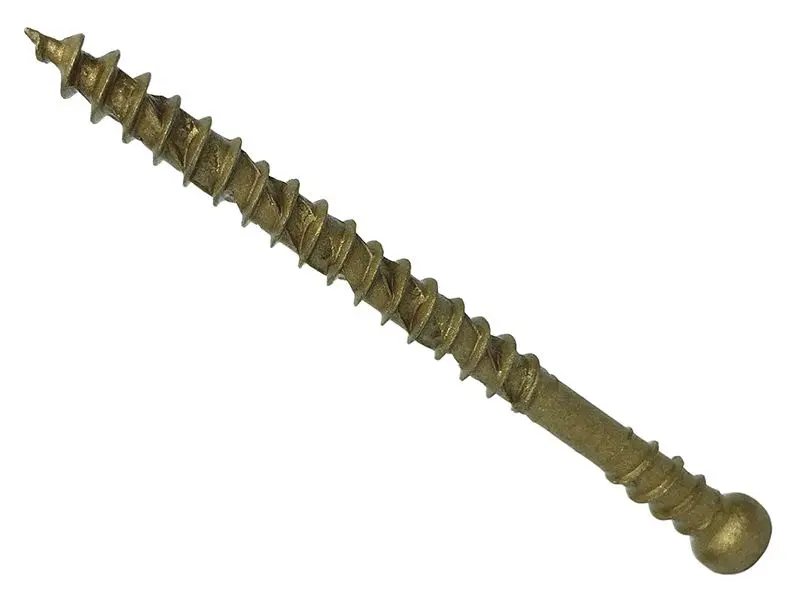 ForgeFix Sceana Adhmaid TORX®, Ceann Laghdaithe, Donn 4.5x50mm, T15, Pacáiste 6