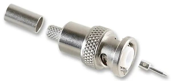 Radiall BNC HT Spina Dritta Crimpatura per RG58, RG141, 50ohm, 2GHz