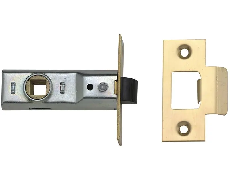 Yale M888 Tubular Mortice Latch, 76mm, Polished Brass
