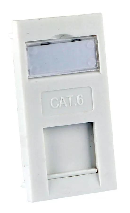 PRO SIGNAL Módulo de Tomada RJ45 Cat6 para Placa de Parede, 50x25mm