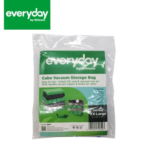Everyday by Wilsons Cube Vacuum Storage Bag XX-Large 70 x 100 x 35cm