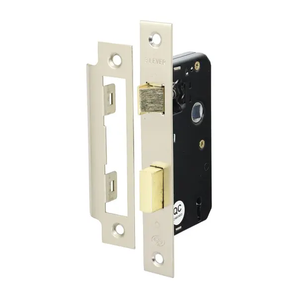 Timco 3 Lever Sashlock in Satin Nickel - 51mm Case