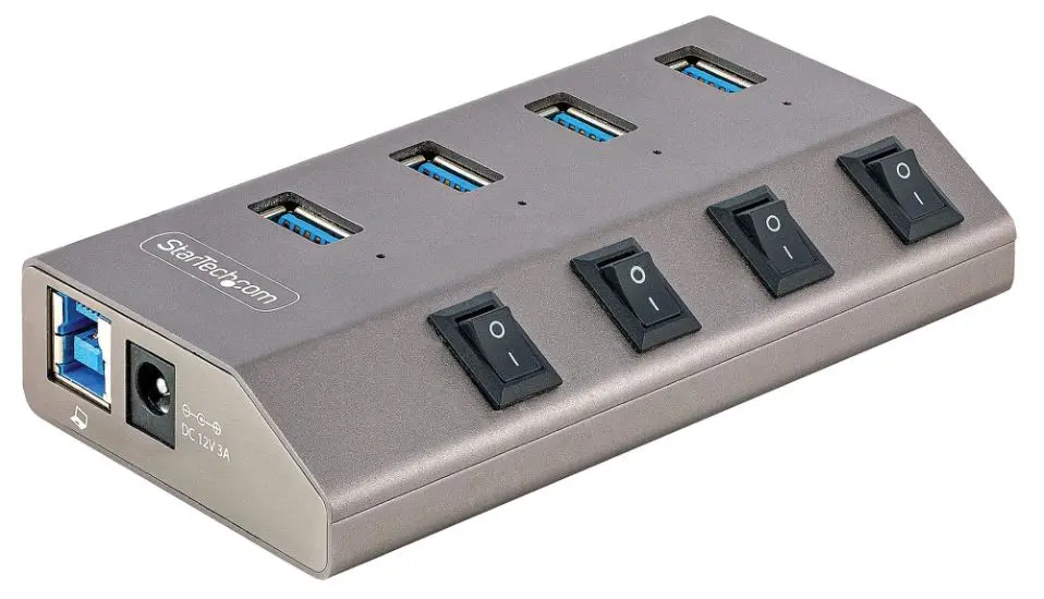 Startech 4-Poorts USB 3.2 Gen 1 Hub met USB-A & C-ingangen