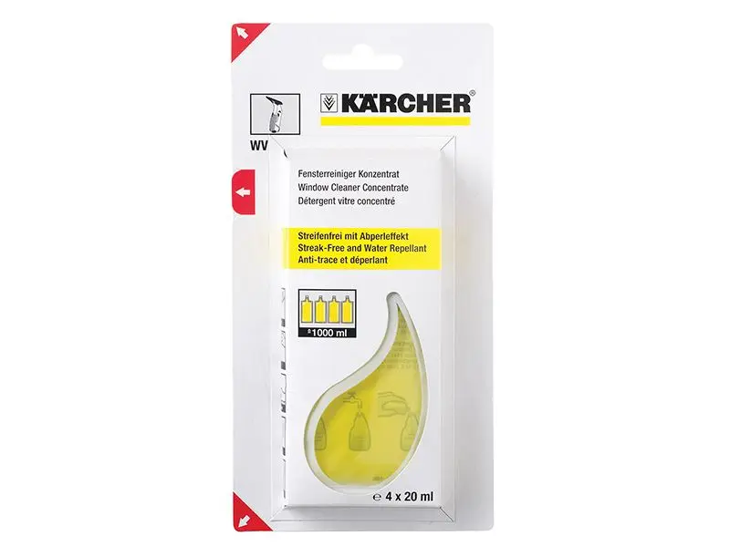 Kärcher - Glasreinigungs-Konzentrat Beutel (4x20ml)