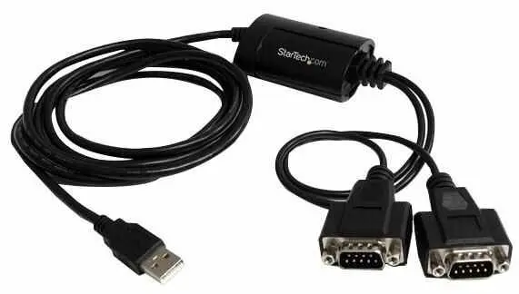 STARTECH Cabo Adaptador USB para RS232 de 2 Portas