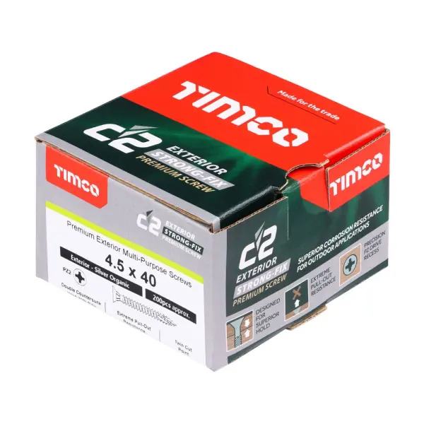 Vis Timco C2 Extérieur Strong-Fix PZ CSK 4,5 x 40 mm