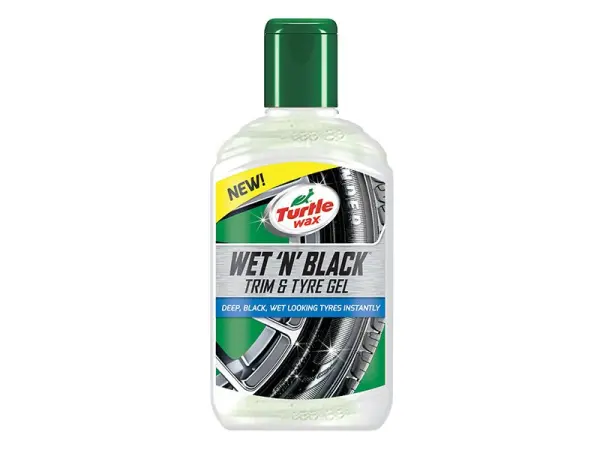 Turtle Wax Gel Basah & Hitam Untuk Trims & Tayar 300ml