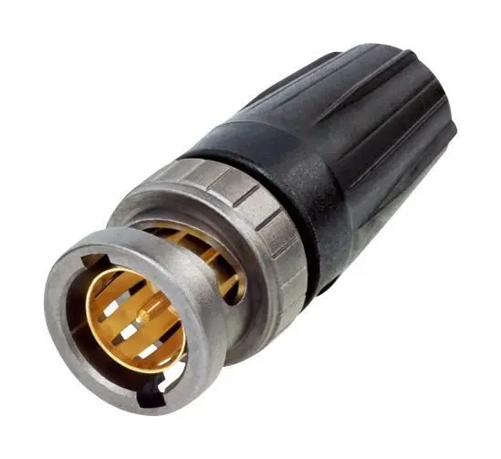 NEUTRIK 75 Ohm UHD BNC Plug Connector voor 4K & 8K signalen