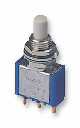 APEM SPDT Snap-Action Pushbutton Switch, 6.35mm Thread