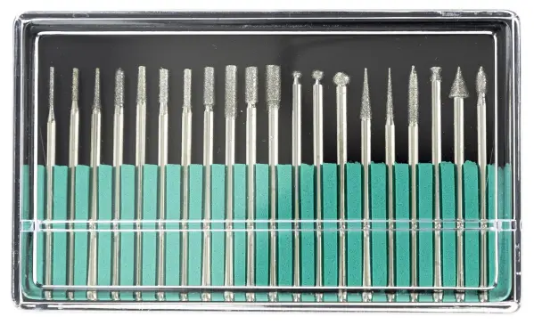 MODELCRAFT Diamond Engraving Rotary Tool Bit Set, 20 Piece
