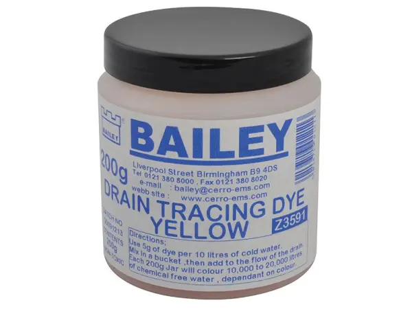 Bailey Products - 3591 Abfluss-Färbemittel - Gelb