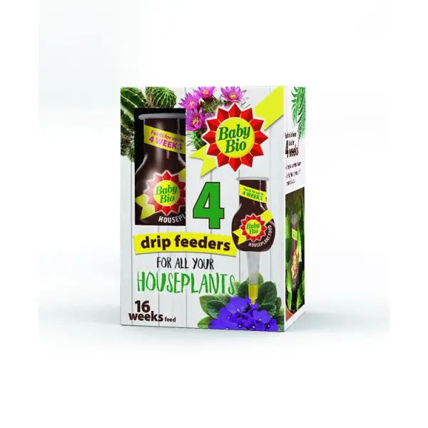 Baby Bio Houseplant Drip Feeders 40ml 4pk