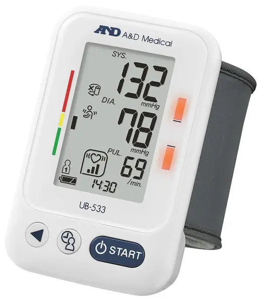 A&D UB-533 Automatic Wrist Blood Pressure Monitor