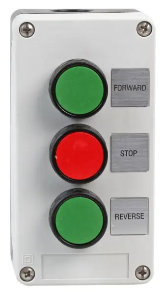 HiLo 3-Gang Pushbutton Switch, IP65, UL/CSA Approved