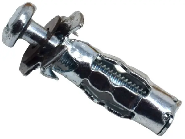 MASONMATE עוגן קיר חלול M4 x 20 מ״מ מצופה אבץ (חבילה של 100)