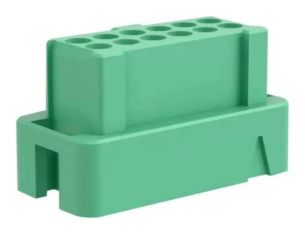 Gecko G125 Connector Housing Socket Black/Green 12-Way 1.25mm