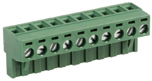 MULTICOMP 10-Way 5.08mm Pluggable Terminal Block, 16A, 300V