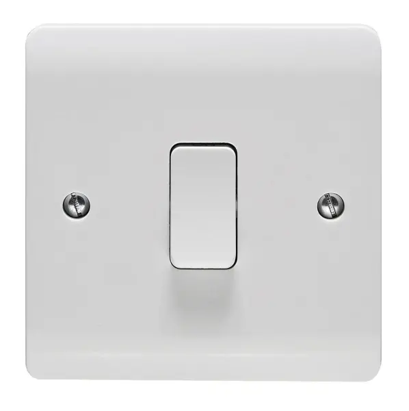 CRABTREE 인스팅트 DP 벽 스위치, 20A, 화이트