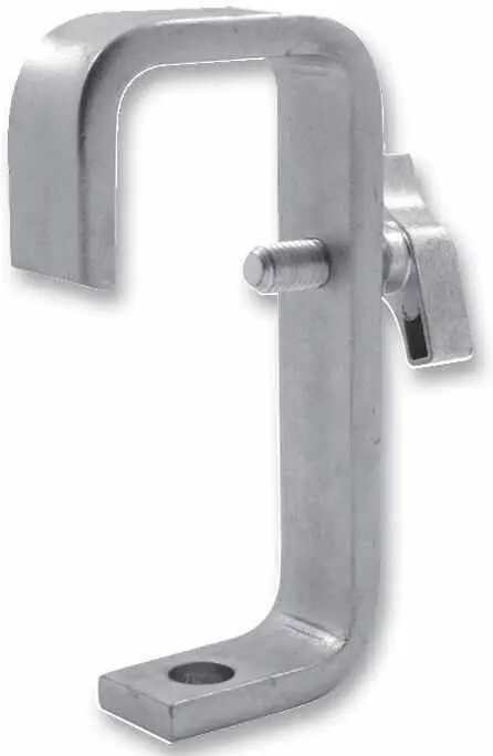 Doughty Hook Clamp, 50mm, Acmhainn 40kg, Cruach Zinc-Plated