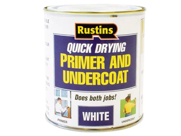 Rustins Γρήγορο Στεγνό Primer & Undercoat, Λευκό, 250ml