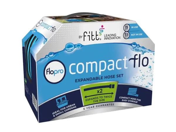 Flopro Compactflo 可伸縮花園喉管套裝 15米