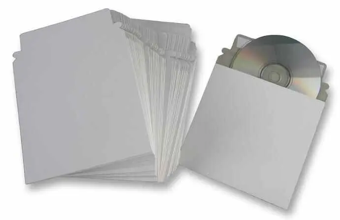 RARAION Peel & Seal CD/DVD Mailer Envelopes, 50 Pack