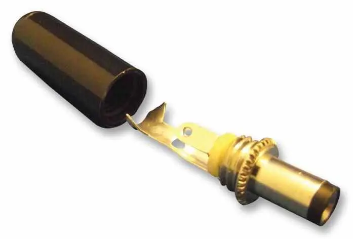 Switchcraft DC 파워 플러그 2.5mm, 블랙, 5A