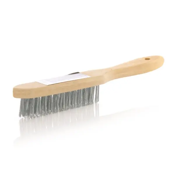 Raraion Steel Wire Brush, 4 Row