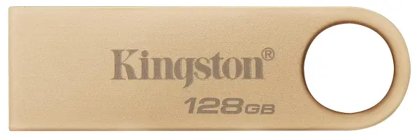 Kingston DataTraveler SE9 G3 USB 3.2 Gen 1 Flash Drive, 128GB, Gold