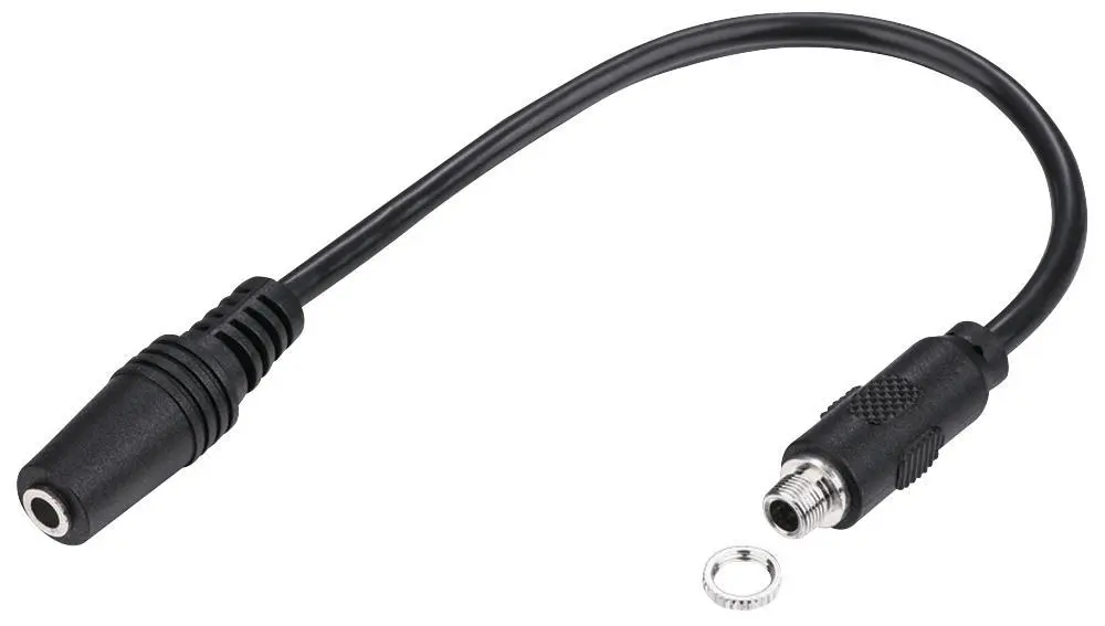 Pro Signal Adattatore da Pannello 3.5mm Femmina-Femmina, 500mm Nero