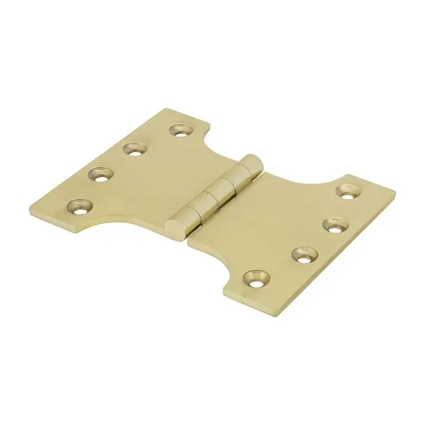 Timco Solid Brass Parliament Hinges, 102 x 125mm, Polished