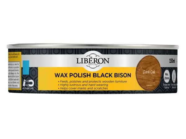 Liberon Cera em Pasta Black Bison - Carvalho Escuro, 150ml