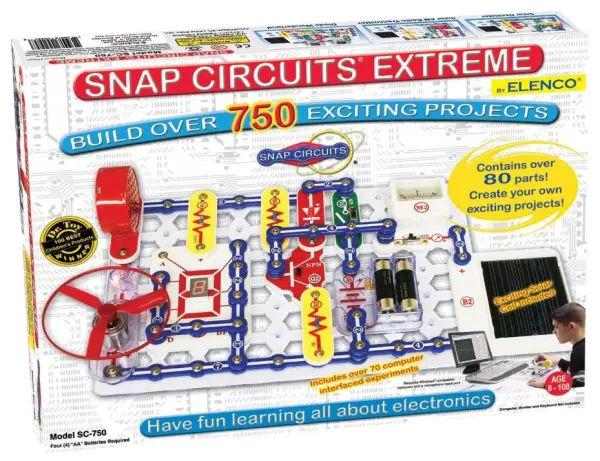 SNAP CIRCUITS Snap Circuits Extreme Plus - Bina Lebih 750 Projek Elektronik