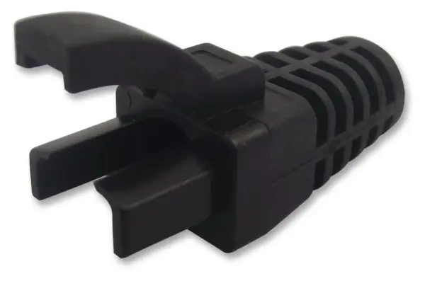 MH CONNECTORS מחבר הקלה ללחץ ל-RJ45, שחור