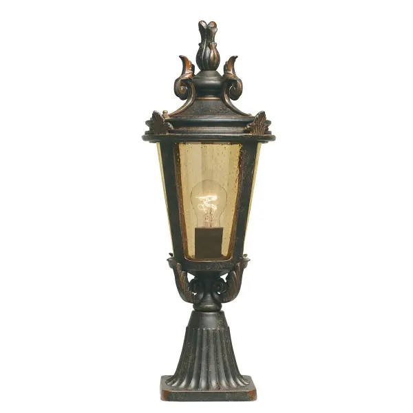 Elstead Baltimore 1-Light Medium Pedestal Lantern