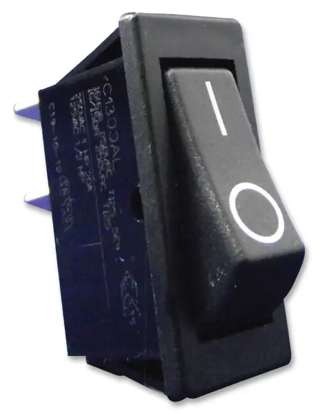 Bulgin Rocker Switch, SPST, On/Off, 16A, 250V AC