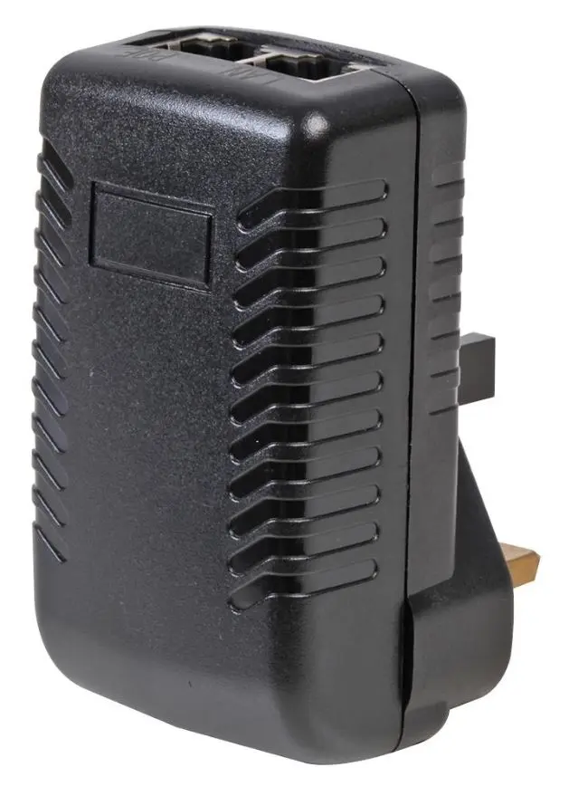 PRO ELEC Injecteur PoE Fast Ethernet avec alimentation 48V DC