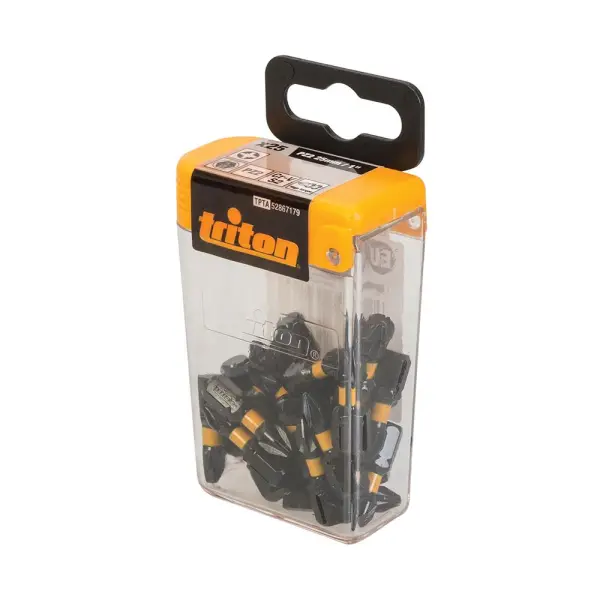 Triton PZ2 Pozi Screwdriver Impact Bit Set 25pk