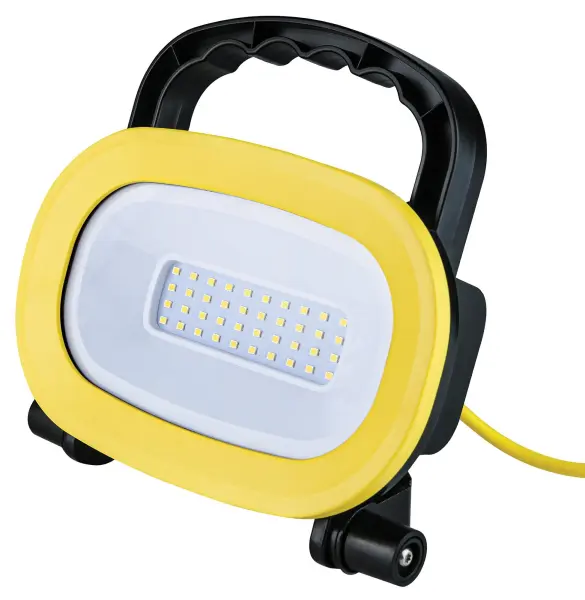 Bright Source 110V 15W LED Worklight, 4000K, IP54, Yellow