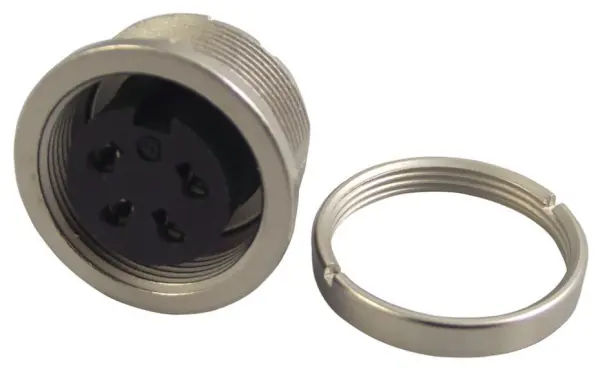 BINDER - 面板插座, 4路連接器