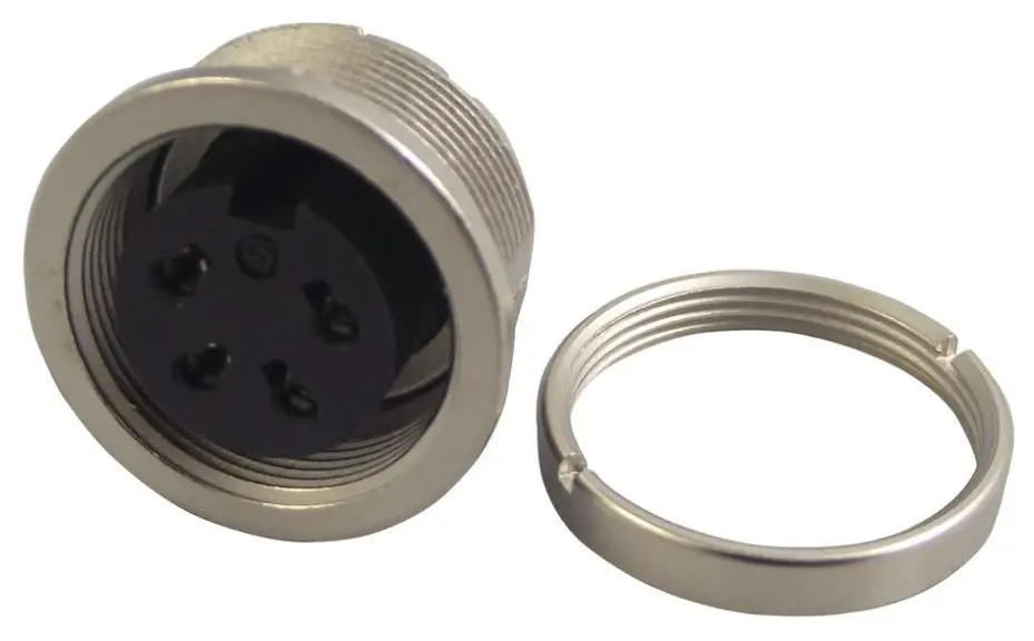 BINDER 4-Way Female Panel Mount Socket, 680 Series