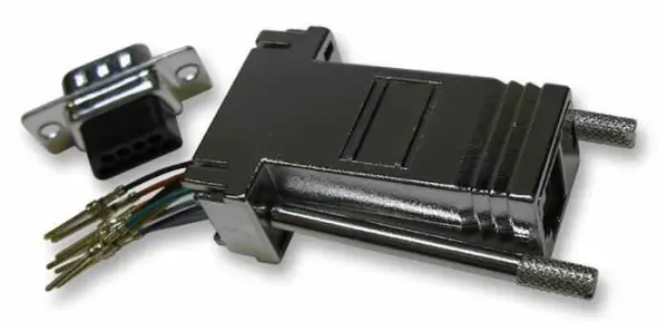 MH CONNECTORS RJ45 to 9 Way D シールド対応モジュラーアダプター